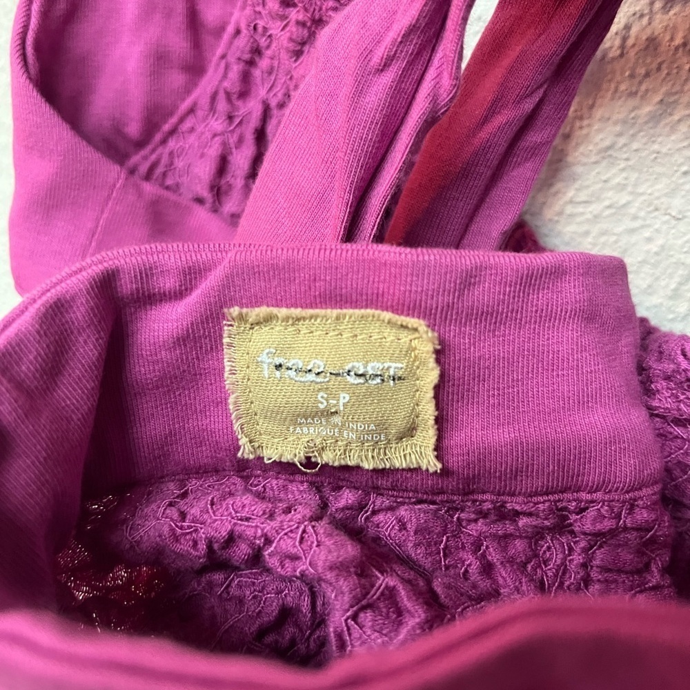 Free People  Sea Foam Midi Dress in Rose Violet | Small - Picture 7 of 8